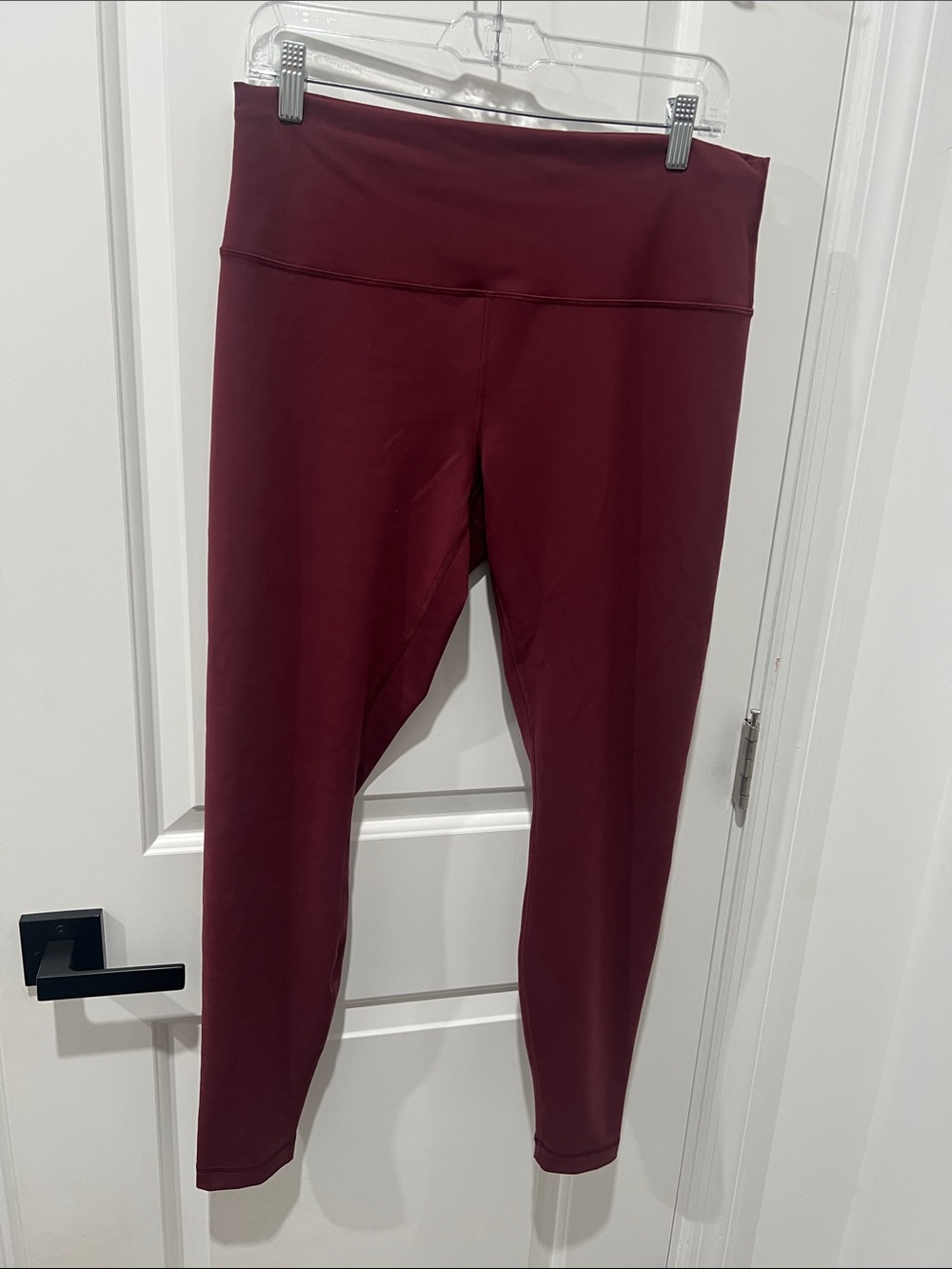 lululemon athletica Burgundy High-Rise Leggings Size 14